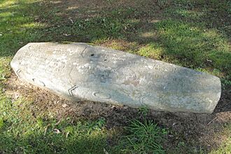 Coffin gravestone, 1751, Currie churchyard