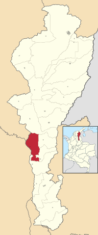 Location of the municipality and town of Tamalameque in the Department of Cesar