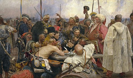 Ilja Jefimowitsch Repin - Reply of the Zaporozhian Cossacks - Yorck