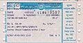 Indian railway suburban rail ticket