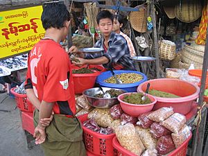 Lahpet stall