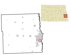 Location of Prairie Rose, North Dakota