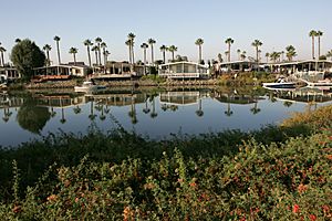 Resort living on the delta in Tyler Island