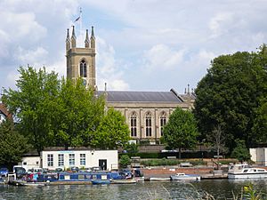 St Mary's Parish Church Hampton From the River.jpg