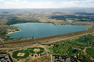 USACE Cherry Creek dam and reservoir