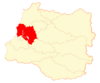 Location of the Valdivia commune in Los Ríos Region