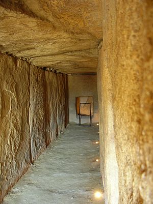 Dolmen de Viera intérieur