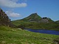 Dun Caan from Loch na Mna