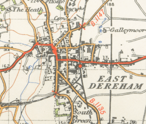 East Derehammap 1946