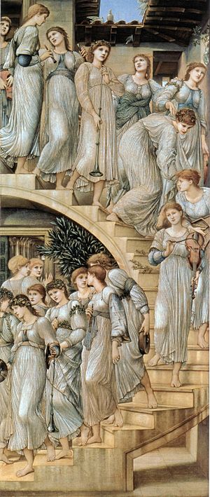 Edward Burne-Jones The Golden Stairs