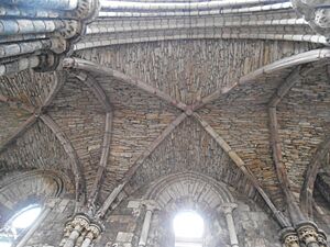 Holyrood Abbey aisle vaults