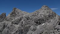 Krottenspitze and Öfnerspitze from Muttlerkopf