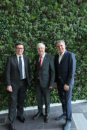 Mark Drakeford with Andy Burnham and Steve Rotheram