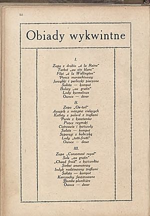 Obiady wykwintne