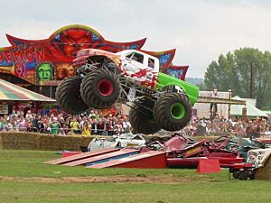 Red Dragon Monster Truck