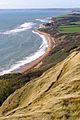 Ringstead bay from the clifftop