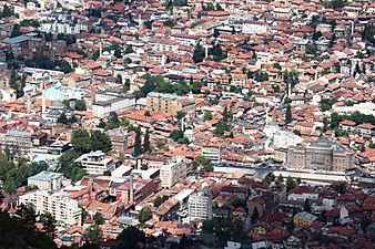 Sarajevo City Center from Trebevic