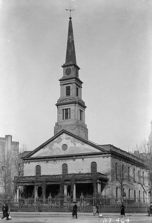 St.-Mark's-in-the-Bouwerie exterior HABS NY,31-NEYO,3-1