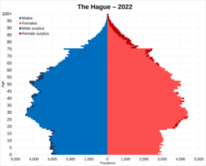 The Hague population pyramid