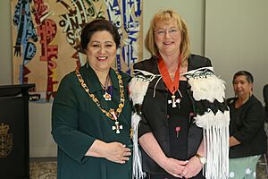 Theresa Gattung DNZM investiture