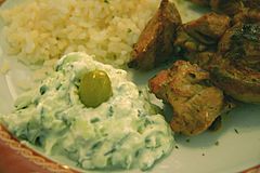 Tzatziki-Kebab-Rice