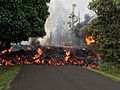 USGS Lava on Makamae Street