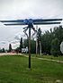 Dragonfly Sculpture in Wabamun, Alberta