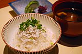 Young of sardines rice,Yaizu-city,Japan