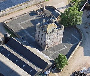 Clifton Hall overhead shot