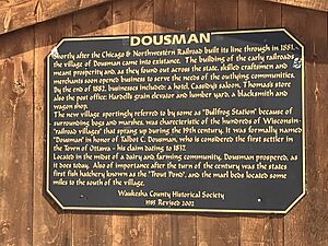 Dousman Historic Marker