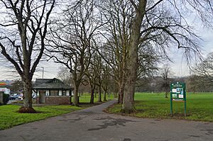 Eastville Park, south-west