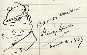 Harry Lauder signature