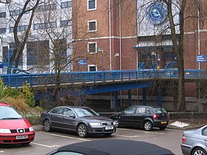 Hillsborough - Stadium footbridge