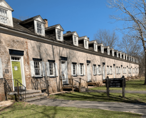 Historic Rowhouses in the Allaire Village of Wall Township