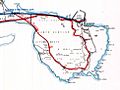 Howth Tram map, 1922