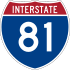 Interstate 81 marker