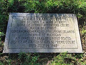 Justice Frank Murphy headstone