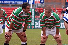 Martin Johnson and Graham Rowntree