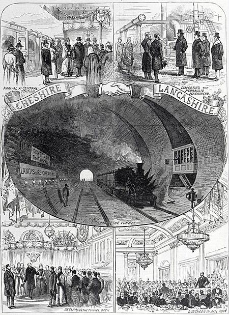Mersey Railway opening illustration
