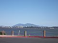 Mount Diablo and Carquinez Strait from Benicia pier 2022-04-17 1730