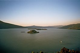 PatzcuaroLakeIslands fromTheTopOfJanitzioIsland PatzcuaroLake MichoacanMexico.jpg