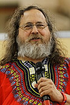 Richard Stallman - Fête de l'Humanité 2014 - 010