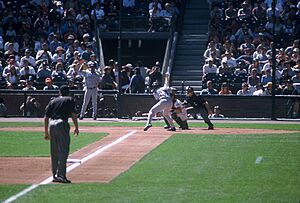 Rickey Henderson at bat-78