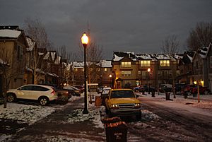 Snow scene in Hillsboro Jan 2017 - Oregon