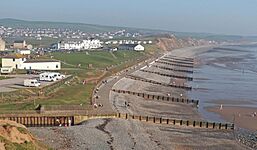 St Bees seacote beach promenade