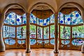 CasaBatlló NobleFloor saloon stainedglass