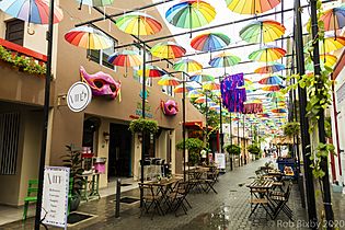 Downtown Puerto Plata Dominican Republic Cafe