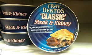 Fray Bentos pie tins 2015