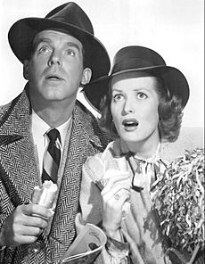 Fred MacMurray Maureen O'Hara Father was a fullback 1949