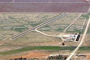 Jerilderie Airport overview Vabre